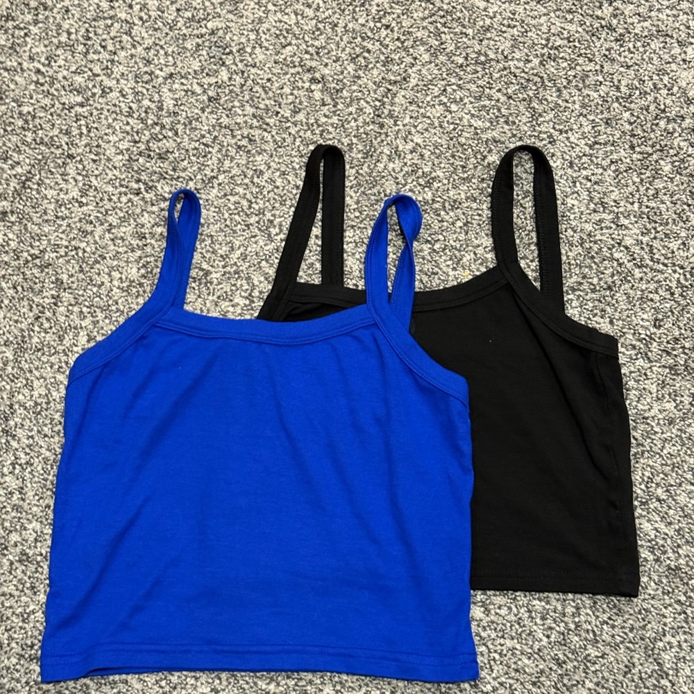 Stylish Blue and Black Women's Tops